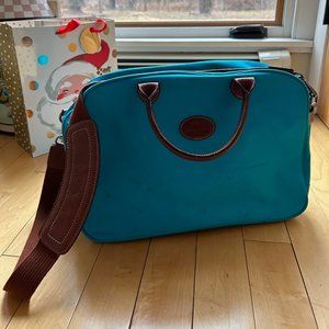 Longchamp electric blue luggage bag